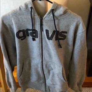 Men’s Gravis (Burton Snowboards) hoodie sweatshirt